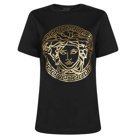 versace womens t shirts|versace t shirt medusa.